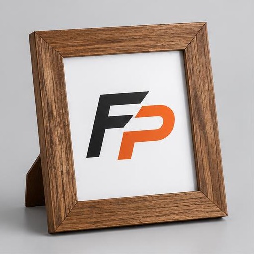 FyrePress logo concept on personalized photo frames