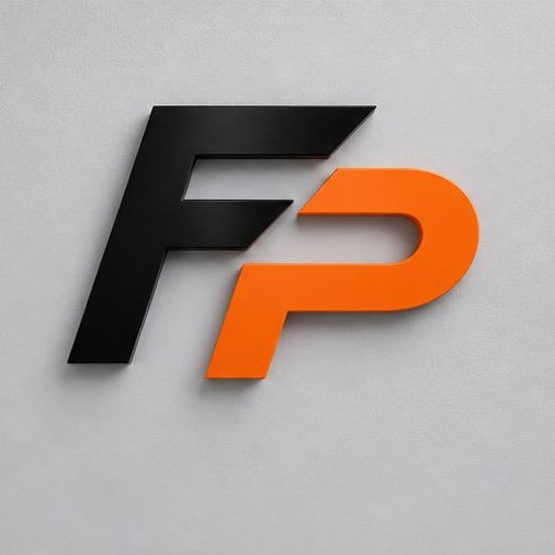 FyrePress logo concept on laser-cut logo wall displays